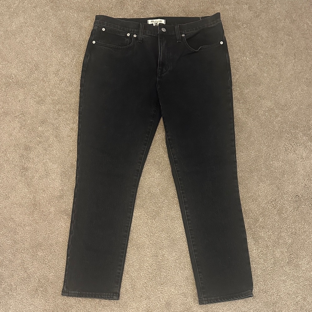 Madewell Women's Black Straight Leg Jeans